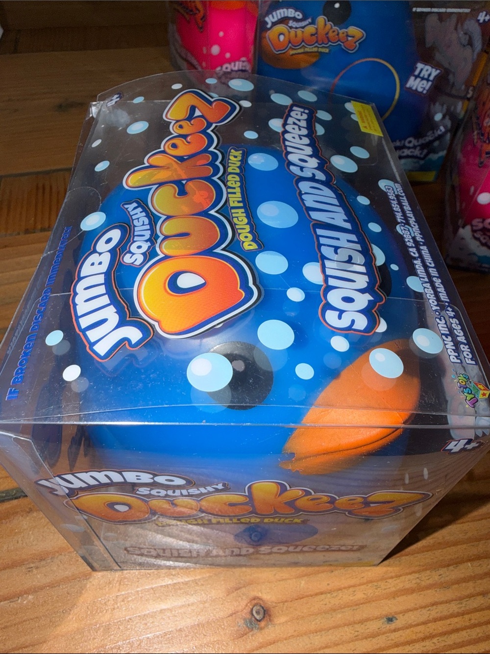 Mega Jumbo Squishy Dough-Filled Duck - Blue